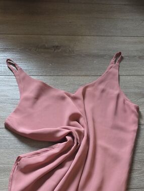 ❤️3/$25 Women's Dusty Rose Cami Top - Lightweight V-Neck Tank